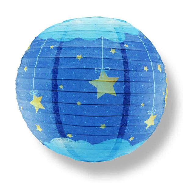 Print Starry Sky Lullaby Paper Lantern - 14 inches