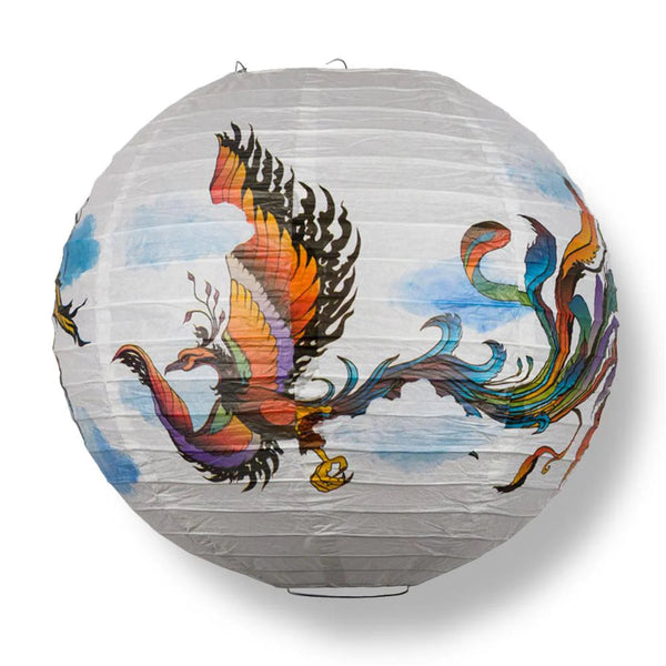 Flying Phoenix Paper Lantern - 14 inches