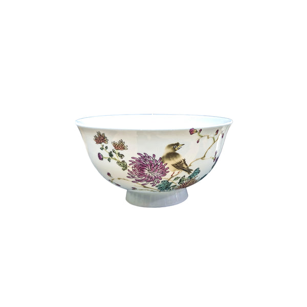 Season Motif Rice Bowl - Autumn (Chrysanthemum)