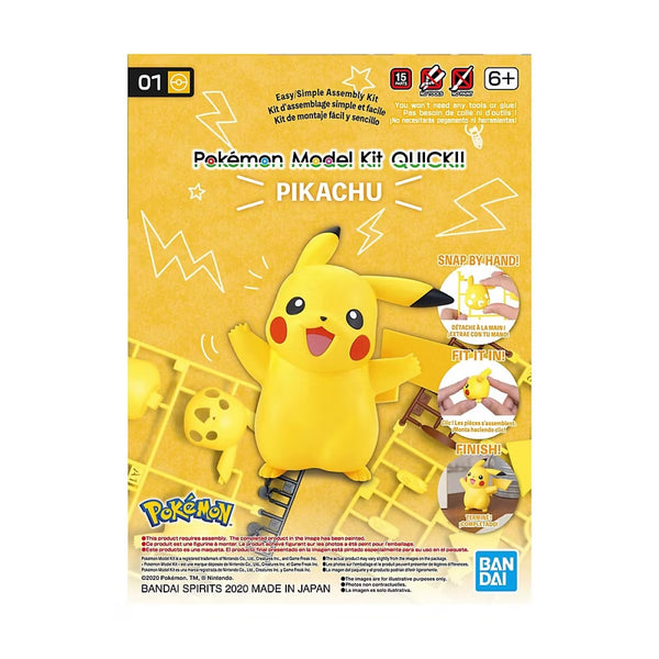 Pokemon Model Kit Quick Pikachu - Box Cover