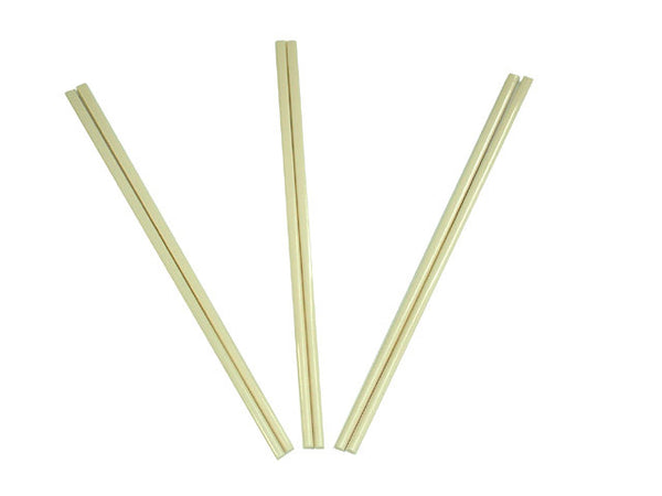 3 pairs of melamine chopsticks- white