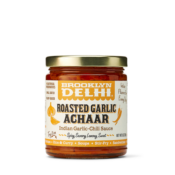 Jar of Brooklyn Delhi Roasted Garlic Achaar